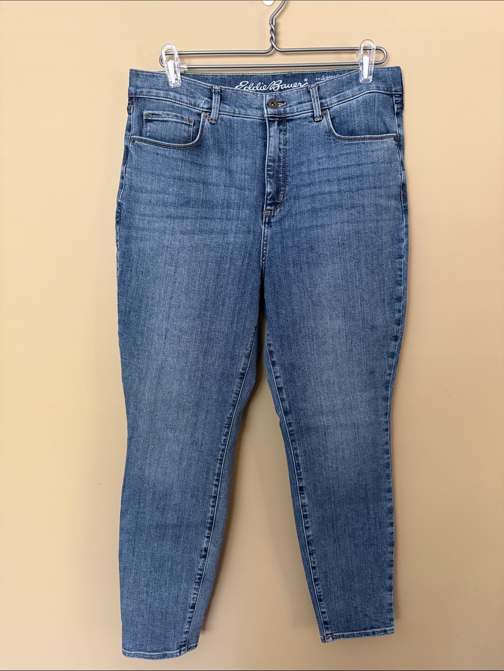 Eddie Bauer Slightly Curvy High-Rise Slim Jeans